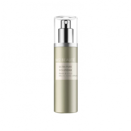 M2 Beaute Ultra Pure Solutions Pearl and Gold Facial Nano Spray